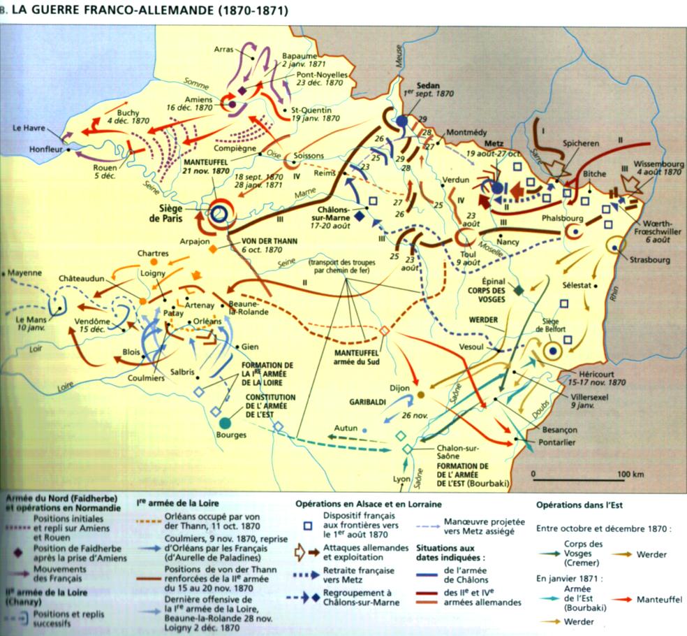 La guerre de 1870 et le point Boves