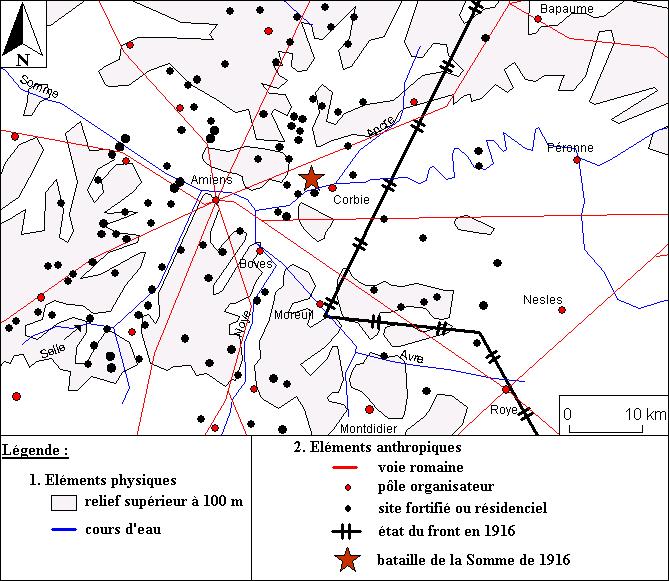 Boves et le front de 1916